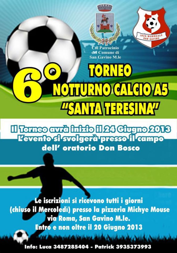 6° Torneo di Calcio a 5 "Santa Teresina"