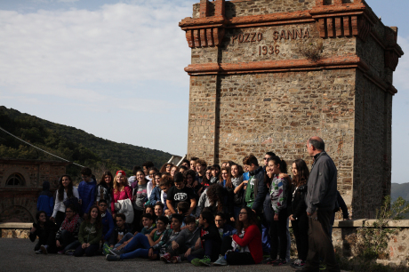 I minatori incontrano gli studenti a Montevecchio