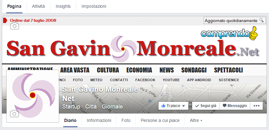 San Gavino su Facebook