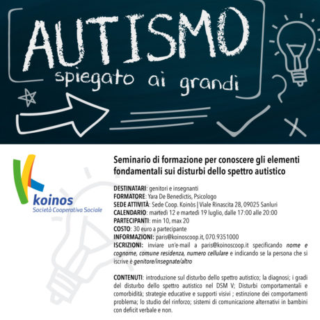 Seminari formativi su DSA e autismo