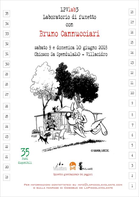 Villacidro, appuntamenti "a fumetti" con il maestro Bruno Cannucciari