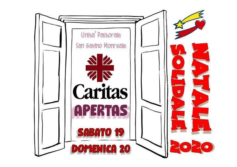 Natale Solidale, il 19 e il 20 dicembre arriva "Caritas Apertas"