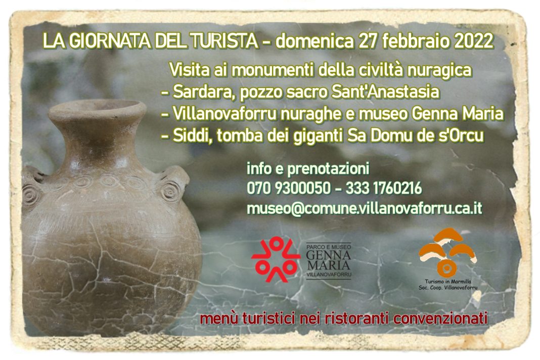 Sardara, Villanovaforru, Siddi: domenica 27 febbraio 2022 visita ai monumenti della civiltà nuragica